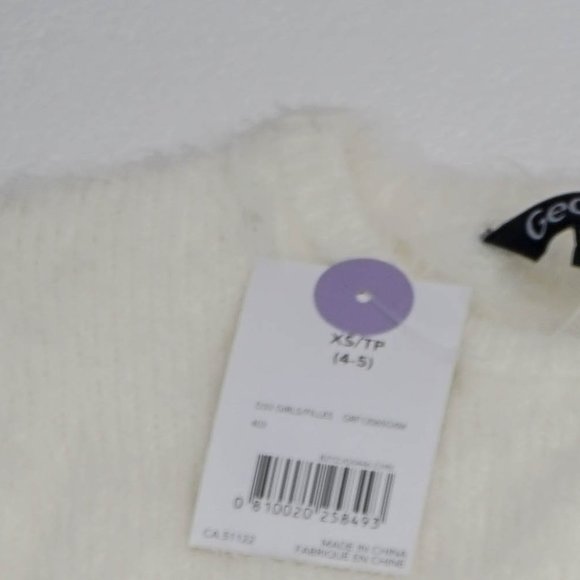 NWT Christmas Sequin and Fluffy sweater - George - sz 4/5 - Picture 2 of 4